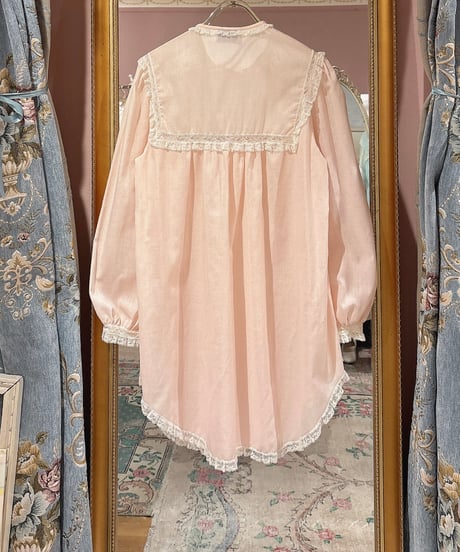 80s vintage flower embroidered dress