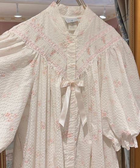 80s vintage flower pattern dress