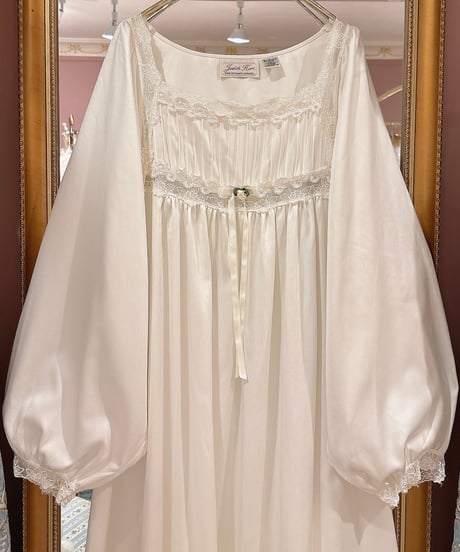 80s vintage square neck lace satin dress