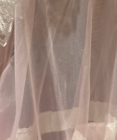60s vintage lace see-through gown dress
