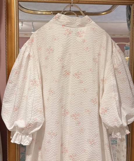 80s vintage flower pattern dress