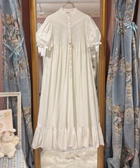 70s vintage pin tuck gather dress