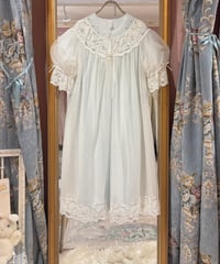60s vintage lace see-through gown dress