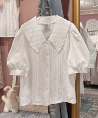 Laura Ashley vintage lace collar blouse