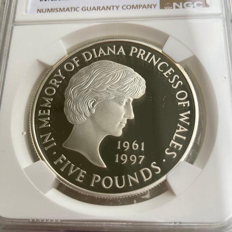 NGC鑑定PF69UC 1999年 イギリス ダイアナ妃追悼祈念 5ポンド銀貨 シルバープルーフコイン 英国王立造幣局 イギリス ロイヤルミント Princess Diana Royal Mint
