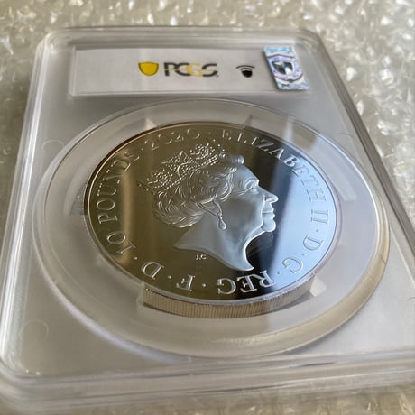 【PCGS鑑定PR69】エルトンジョン 5オンス 10ポンド銀貨 プルーフコイン シルバー 2020年 英国 イギリス ロイヤルミント elton john royal mint