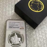 2026年 NGC鑑定PF70 フォークランド諸島 ウナとライオン 1オンス銀貨 シルバー プルーフコイン イギリス 英国 Falkland Una Lion