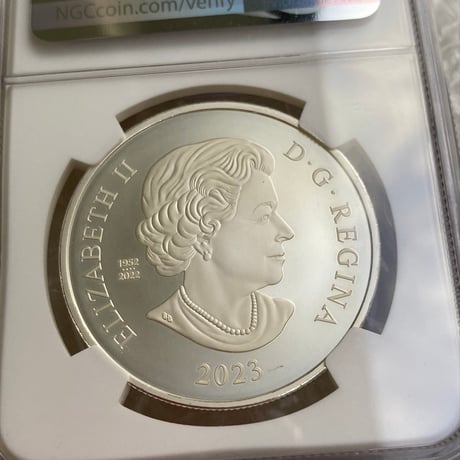 NGC鑑定PF70 カナダ造幣局 聖エドワード王冠・クラウン銀貨 2023年 マットプルーフシルバーコイン 20ドル ロイヤル カナディアンミント