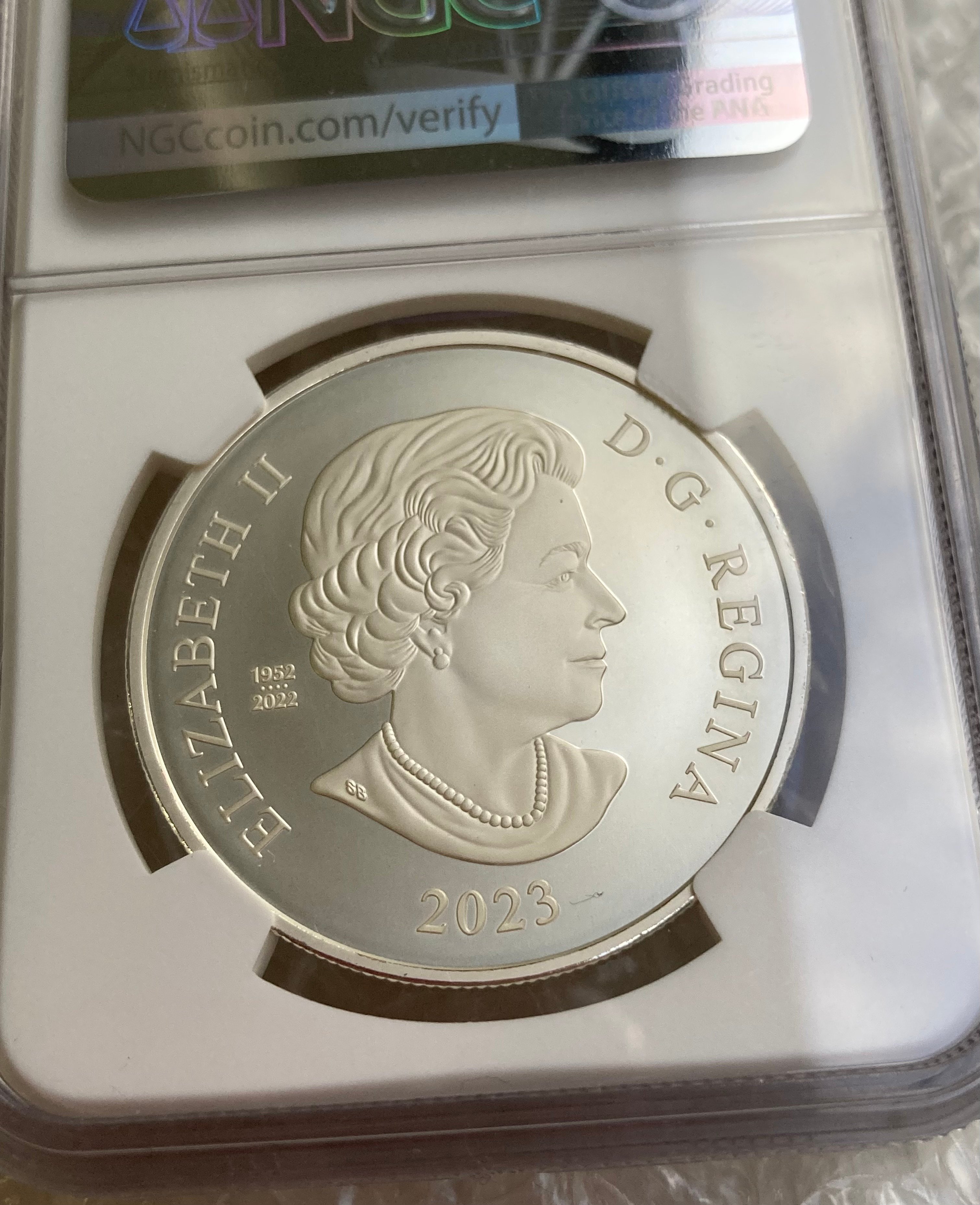 ⭐️最高鑑定 2022年 カナダ グラハム ベル PF70 銀貨 １オンス NGC鑑定PF70 カナダ造幣局 聖エドワード王冠・クラウン銀貨 2023年