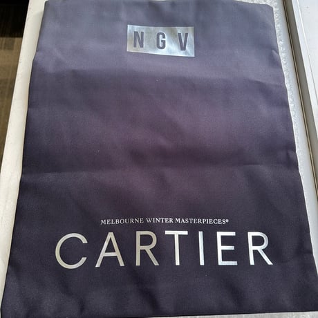 新品未使用 Cartier公式 限定トートバッグ ヴィクトリア ビクトリア国立美術館 カルティエ展 パンサー版 オーストラリア メルボルン
