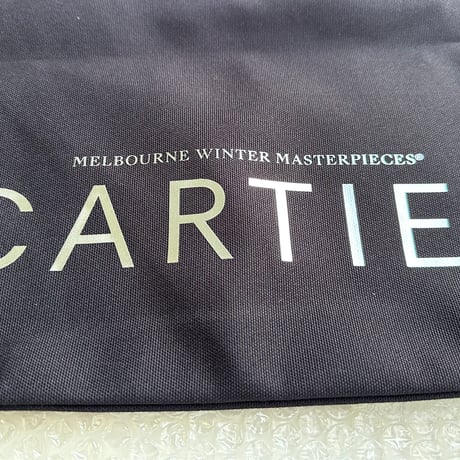 新品未使用 Cartier公式 限定トートバッグ ヴィクトリア ビクトリア国立美術館 カルティエ展 パンサー版 オーストラリア メルボルン