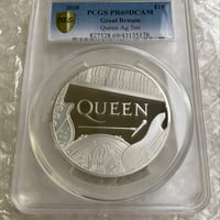 【PCGS鑑定PR69・世界20枚】QUEEN 5oz ミュージック レジェンド クイーン 5オンス銀貨 シルバープルーフコイン 英国 イギリス ロイヤルミント