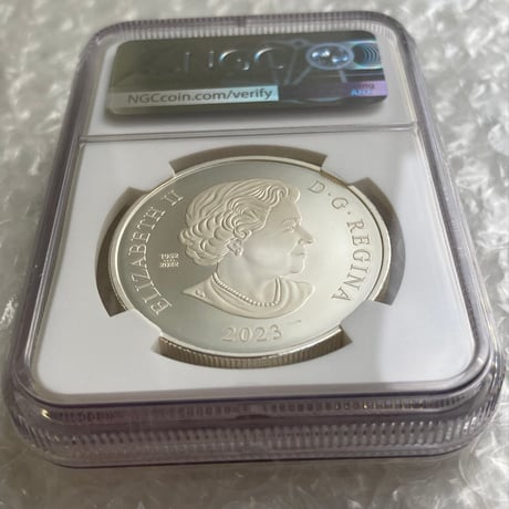 NGC鑑定PF70 カナダ造幣局 聖エドワード王冠・クラウン銀貨 2023年 マットプルーフシルバーコイン 20ドル ロイヤル カナディアンミント