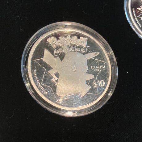 ニウエ 2001年 ポケモン ポケットモンスター 10ドル銀貨セット シルバー プルーフコイン ピカチュウ 泰星コイン niue pokemon pikachu
