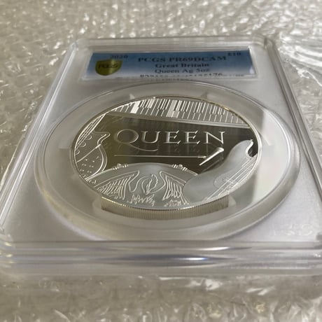 【PCGS鑑定PR69・世界20枚】QUEEN 5oz ミュージック レジェンド クイーン 5オンス銀貨 シルバープルーフコイン 英国 イギリス ロイヤルミント