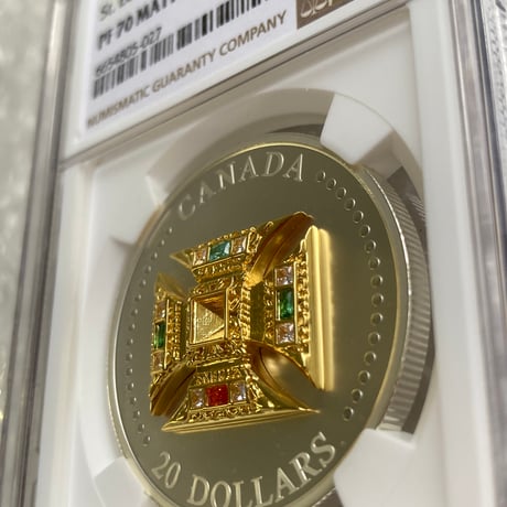 NGC鑑定PF70 カナダ造幣局 聖エドワード王冠・クラウン銀貨 2023年 マットプルーフシルバーコイン 20ドル ロイヤル カナディアンミント
