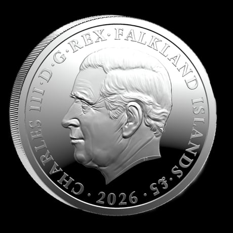 ※8月末発送　2oz 2026年 フォークランド諸島 ウナとライオン 2オンス銀貨 シルバー プルーフコイン イギリス Falkland Wyon's Una & the Lion