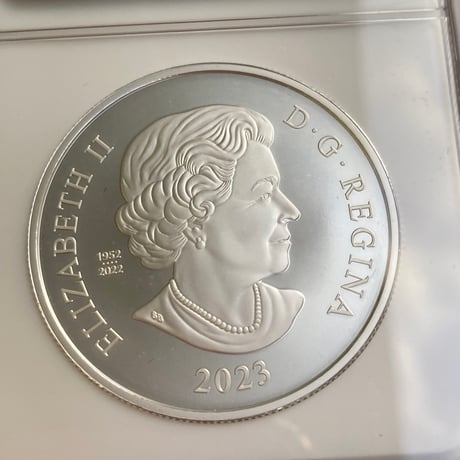 NGC鑑定PF70 カナダ造幣局 聖エドワード王冠・クラウン銀貨 2023年 マットプルーフシルバーコイン 20ドル ロイヤル カナディアンミント エリザベス女王ラベル
