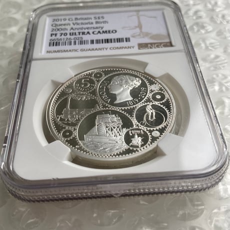 NGC鑑定PF70 ロイヤルミント 2019年 ヴィクトリア女王  生誕200周年記念銀貨 シルバー プルーフコイン イギリス 英国 Royal Mint Victoria
