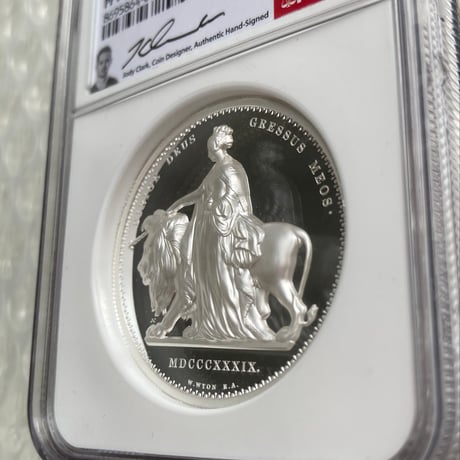【2oz・FDI・UHR・COA用紙あり】 NGC鑑定PF70+発行即日鑑定 ウナとライオン 2025年 イギリス領オルダニー島 ウルトラハイレリーフ 2オンス銀貨 シルバー プルーフコイン