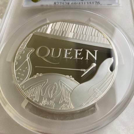 【PCGS鑑定PR69・世界20枚】QUEEN 5oz ミュージック レジェンド クイーン 5オンス銀貨 シルバープルーフコイン 英国 イギリス ロイヤルミント