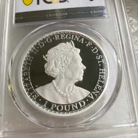 【PCGS鑑定PR69DCAM】 ウナとライオン 2021年 イギリス領セントヘレナ造幣局 1オンス銀貨 シルバー プルーフコイン Una Lion St.Helena