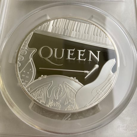 【PCGS鑑定PR69・世界20枚】QUEEN 5oz ミュージック レジェンド クイーン 5オンス銀貨 シルバープルーフコイン 英国 イギリス ロイヤルミント
