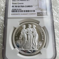 1993年 エジプト クレオパトラ 5ポンド銀貨 シルバー プルーフコイン