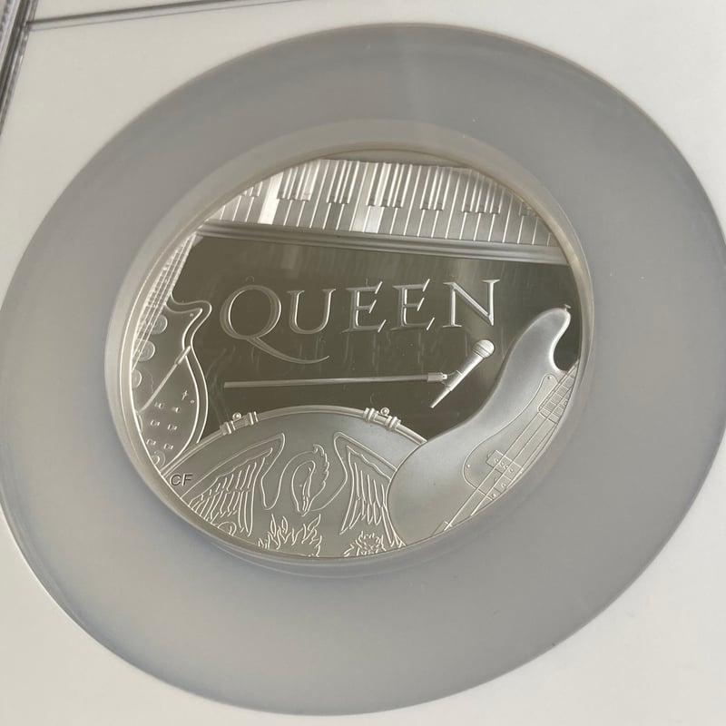 NGC鑑定PF70・5oz】 QUEEN ミュージック・レジェンド クイーン 5オンス