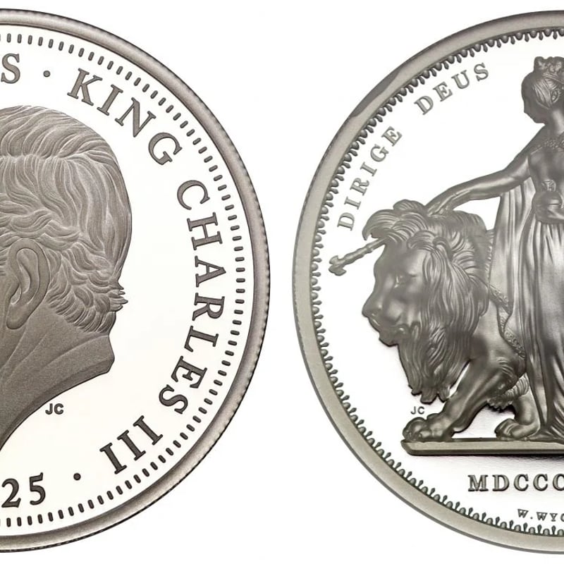 2oz・FDI・UHR】 NGC鑑定PF70+発行即日鑑定 ウナとライオン 2025年 イギ