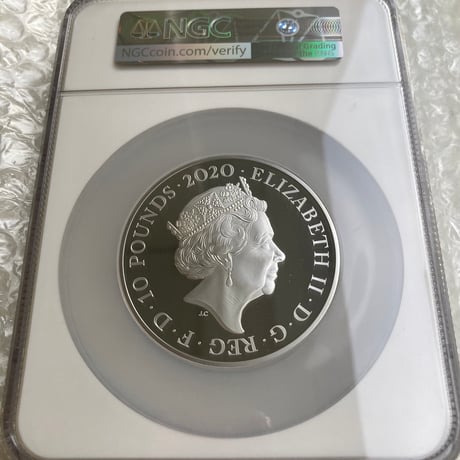 【NGC鑑定PF70・5oz】 QUEEN ミュージック・レジェンド クイーン 5オンス銀貨 10ポンド シルバープルーフコイン 英国 イギリス ロイヤルミント Royal Mint コイン本体のみ