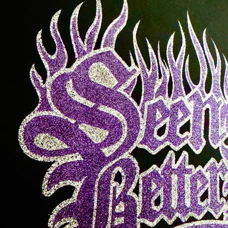 SBD GLITTER FIRE LOGO(PURPLE)