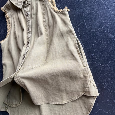 LINEN×COTTON SHIRT [S-4587]