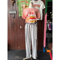 STRIPE EASY PANTS [S-4550]