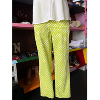 DOT STRETCH PANTS [S-4706]