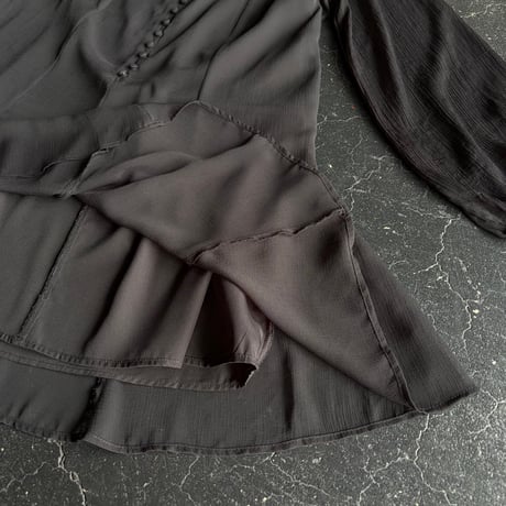 SHEER SLEEVE DRESS [S-4792]