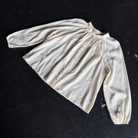 STRIPE×LACE GATHER BLOUSE [S-5049]