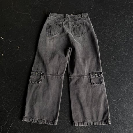 POCKET DESIGN DENIM PANTS [S-4809]