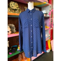 DOT SHEER SHIRT [S-4994]