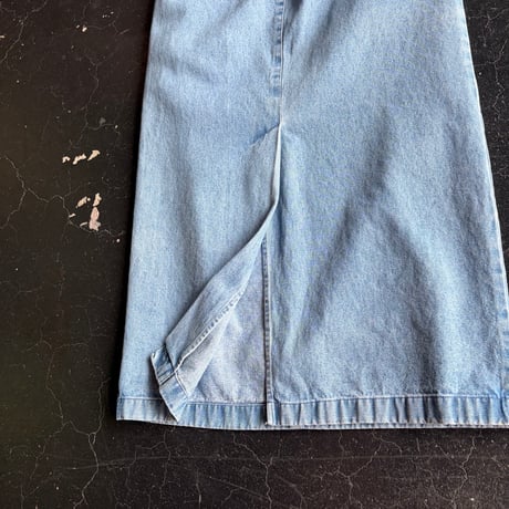 DENIM LONG SKIRT [S-4437]