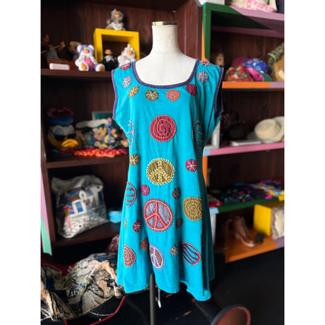 EMBROIDERY COTTON DRESS [S-4567］