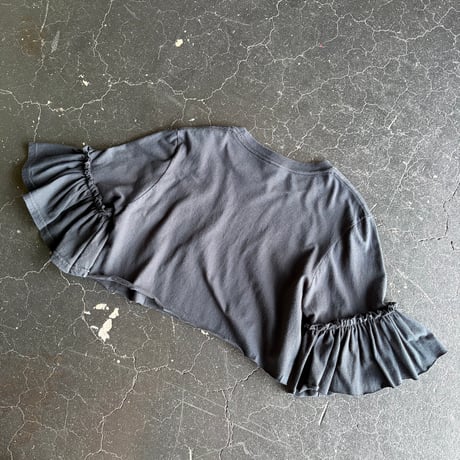 CAT FRILL SHORT TEE [S-4672]
