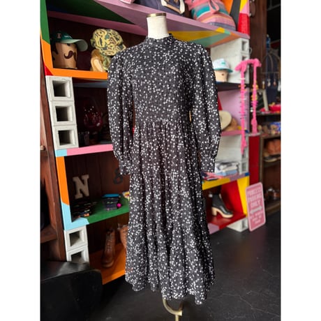 LACE TULLE LONG DRESS [S-4896]