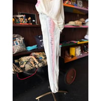 90’S SIDE RIBBON CHEMICAL DENIM PANTS [S-4639]