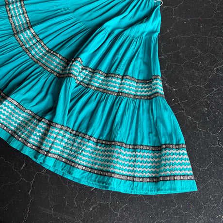 60’S MEXICAN TIERED SKIRT [S-4657]
