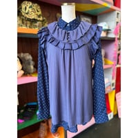 "MARC BY MARC JACOBS" PLEATS COLLAR TOPS [S-4995]