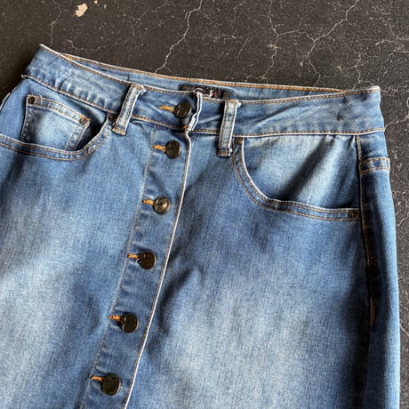 DENIM MINI SKIRT [S-4442]