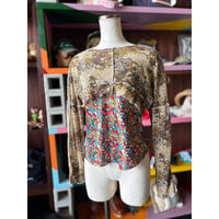 FLOWER SHORT TOPS [S-4824]