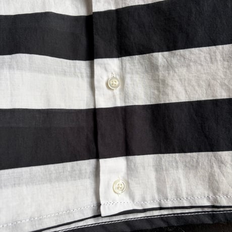 BORDER COTTON SHIRT [S-2885]