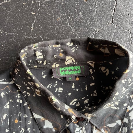 80’S PATTERN SHEER SHIRT [S-4628]